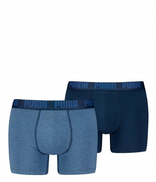 Puma  Everyday Basic Boxer 2-Pack Denim Blue (007)