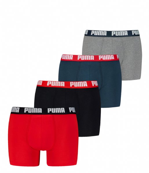 Puma  Everyday Boxer 4-Pack Red Combo (003)