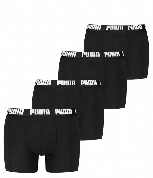 Puma  Men Everyday Boxer 4-Pack Black Grey Melange (004)