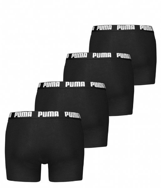 Puma  Men Everyday Boxer 4-Pack Black Grey Melange (004)