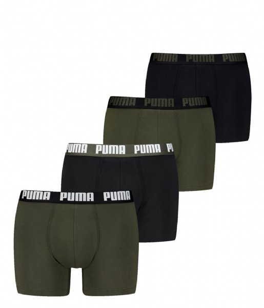 Puma  Everyday Boxer 4-Pack Forest Night Combo (007)