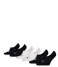 Puma  Footie Highcut 6-Pack Black White Black (001)