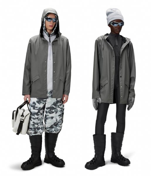Rains  Jacket W3 Grey (13)