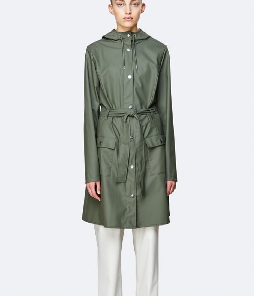 Rains  Curve Jacket Olive (19)