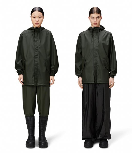 Rains  Fishtail Jacket W3 Green (03)