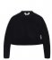 Rains  Fleece W Sweatshirt Black (1)
