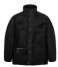 Rains  Long Heavy Fleece Jacket Black (1)