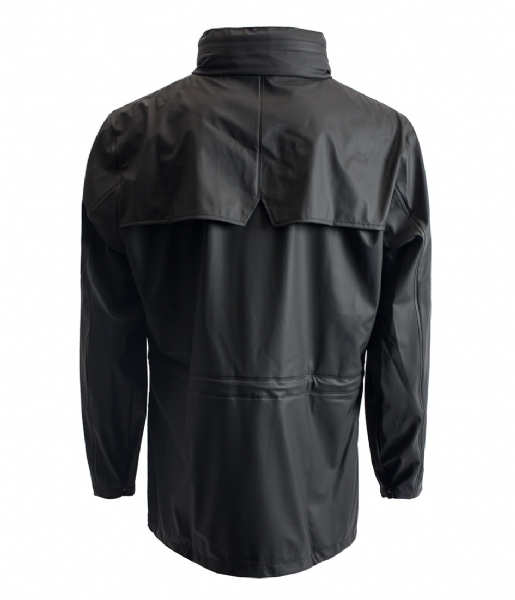 Rains Regenjas Four Pocket Jacket black (01) Rains Regenjas Four Pocket Jacket black (01)