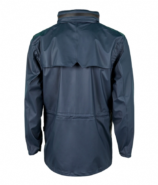 Rains Regenjas Four Pocket Jacket blue (02) Rains Regenjas Four Pocket Jacket blue (02)