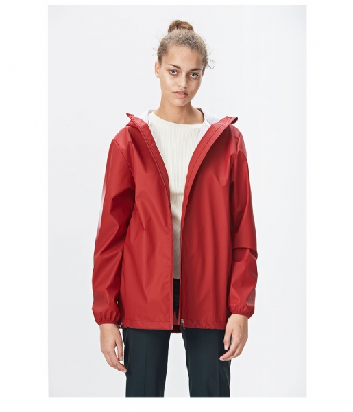 Rains Regenjas Base Jacket scarlet (20) Rains Regenjas Base Jacket scarlet (20)