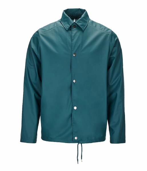 Rains Regenjas Coach Jacket dark teal (40) Rains Regenjas Coach Jacket dark teal (40)