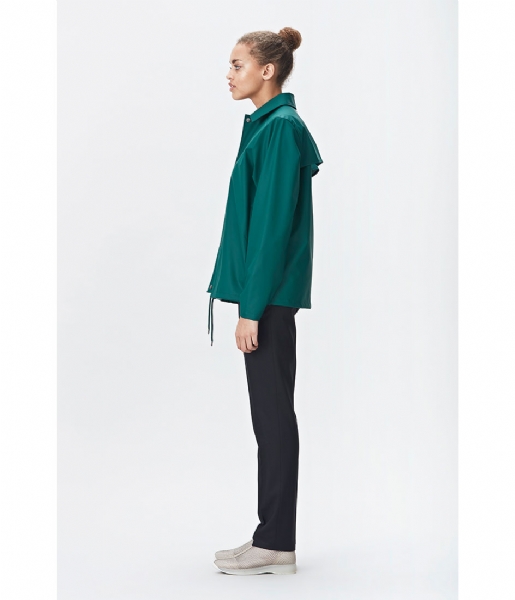 Rains Regenjas Coach Jacket dark teal (40) Rains Regenjas Coach Jacket dark teal (40)