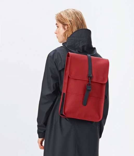 Rains  Backpack Mini scarlet (20)