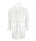 Rains Regenjassen Hooded Coat Wit rains kopen in de aanbieding Rains Regenjassen Hooded Coat Wit rains kopen in de aanbieding