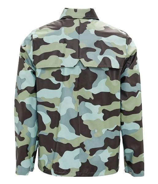 Rains Regenjas AOP Coach Jacket sea camo (70) Rains Regenjas AOP Coach Jacket sea camo (70)