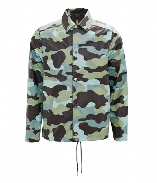 Rains Regenjas AOP Coach Jacket sea camo (70) Rains Regenjas AOP Coach Jacket sea camo (70)