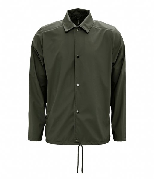Rains Regenjas Coach Jacket green (03) Rains Regenjas Coach Jacket green (03)