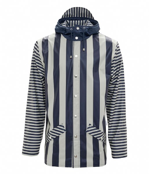 Rains Regenjas LTD Jacket distorted stripes (69) Rains Regenjas LTD Jacket distorted stripes (69)