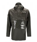 Rains Regenjassen Glossy Camp Anorak Groen rains kopen in de aanbieding