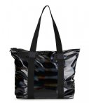 Rains Reistassen Holographic Tote Bag Rush Zwart rains kopen in de aanbieding