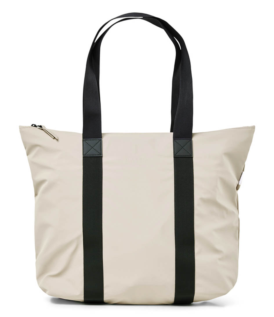 Rains Travel bag Tote Bag Rush Off White (58) | The Little Green Bag