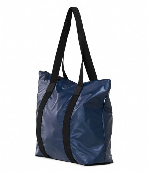 Rains  Tote Bag Rush Shiny Blue (07)