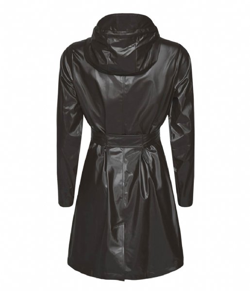 Rains Regenjas Belt Jacket Shiny Brown Rains Regenjas Belt Jacket Shiny Brown