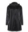 Rains  A-line Jacket Velvet Black (29)