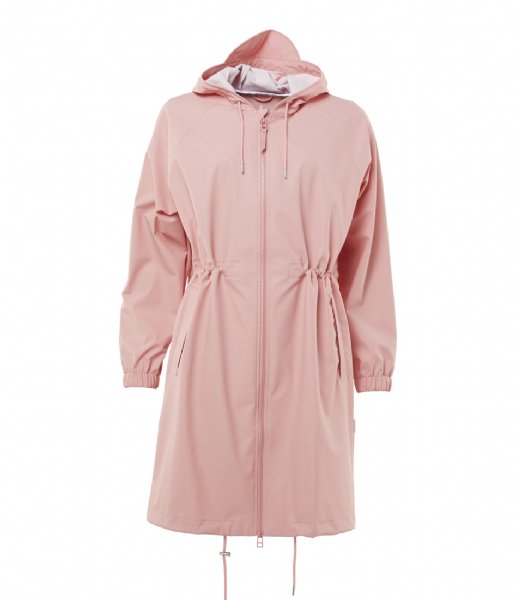 Rains  Long W Jacket coral (38)