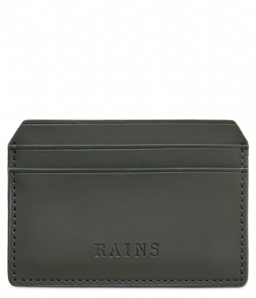 Rains  Card Holder Green (03)
