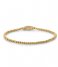 Rebel and Rose  Yellow Gold Only 3mm Yellow Gold Plated