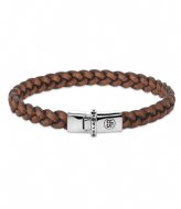 Rebel and Rose Absolutely Leather Small Braided Raw Cognac