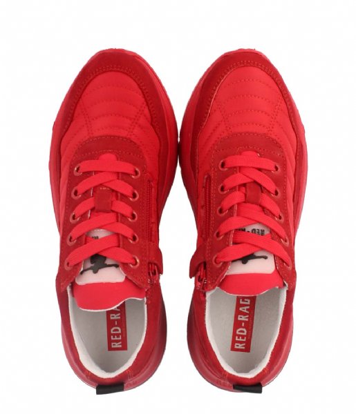 Red-Rag  Boys Low Cut Sneaker Laces Red Suede (423)