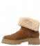 Red-Rag  Women Fold Over Boottee Fur Taupe Suede (233)