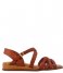 Red-Rag  Low Strap Sandal Cognac Nappa (752)