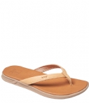 Reef Slippers Rover Catch Leather Beige reef kopen in de aanbieding