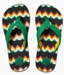 Reef Slippers Kids Ahi Zwart reef kopen in de aanbieding