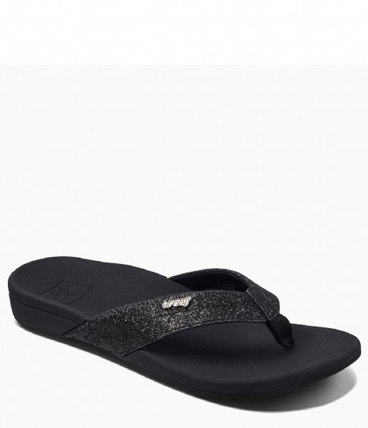 Reef Slippers Ortho Spring black glitter Reef Slippers Ortho Spring black glitter