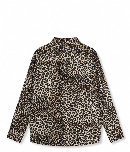 Refined Department  Woven Flowy Animal Blouse Mikia Leopard (850)