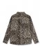 Refined Department  Woven Flowy Animal Blouse Mikia Leopard (850)