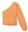 Refined Department  Knitted One Shoulder Top Cleo Peach (403)
