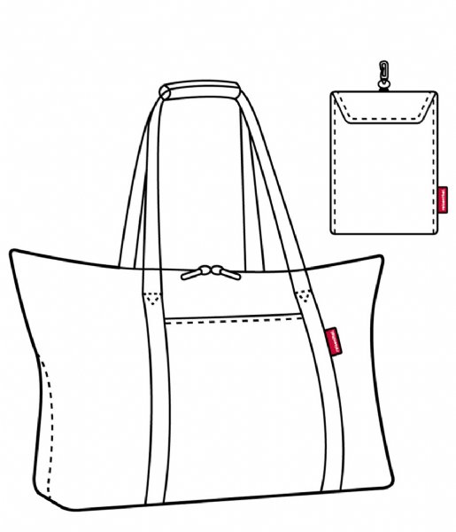 Reisenthel  Mini Maxi Travelbag Dots White (4)