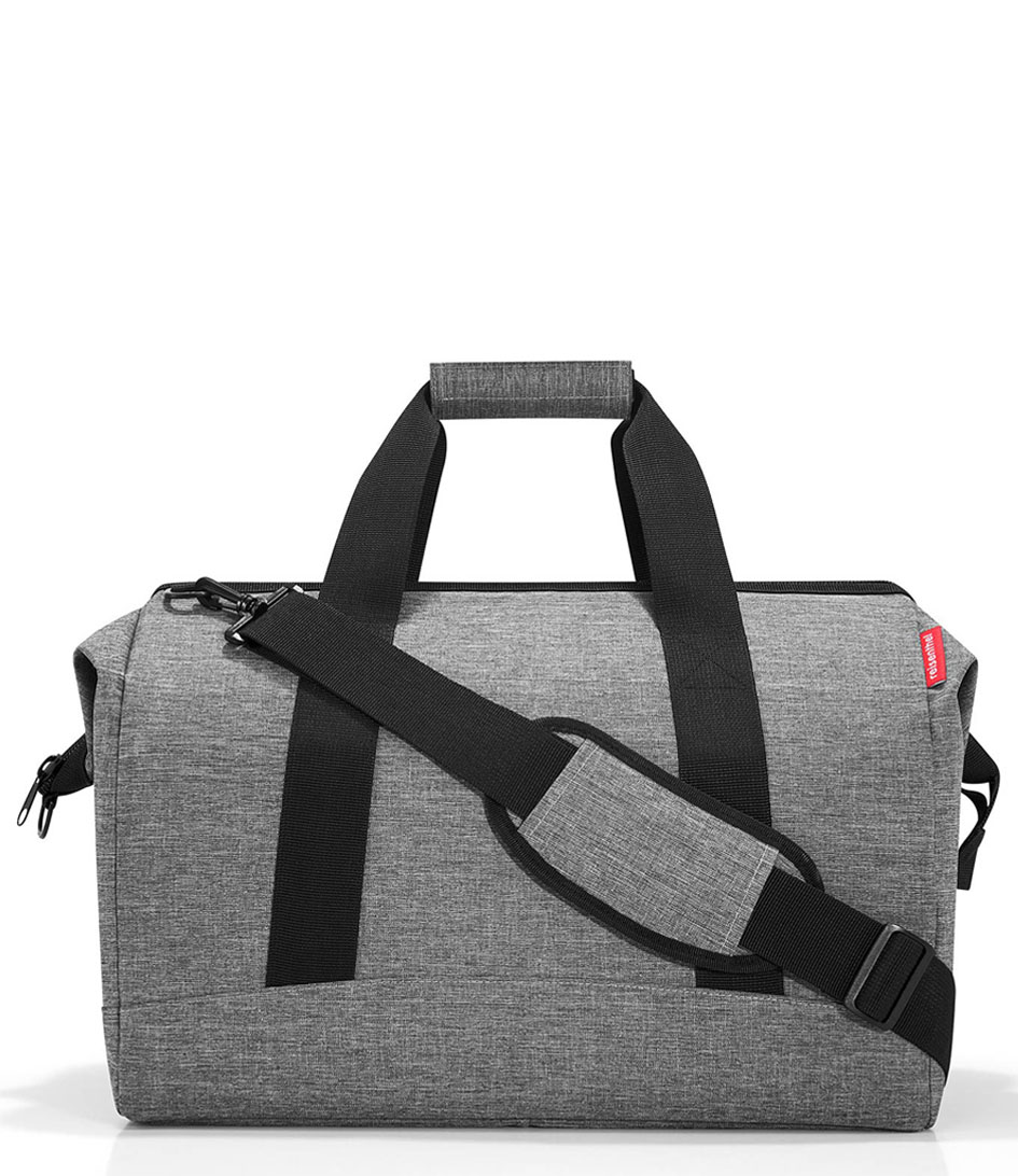 reisenthel® allrounder L pocket twist silver (travel bag, black)