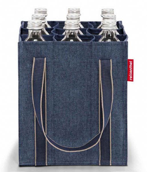 Reisenthel  Bottlebag Herringbone Dark Blue