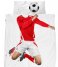 SNURK  Soccer Champ Red 140 x 200/220 cm incl. kussensloop 60 x 70 cm Soccer Champ