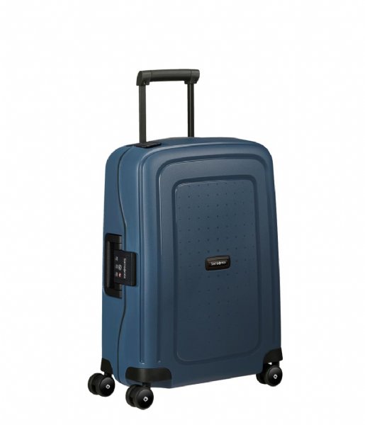 Samsonite Walizki na bagaż podręczny S-Cure Eco Spinner 55/20 Post Consumer Navy Blue (1598)