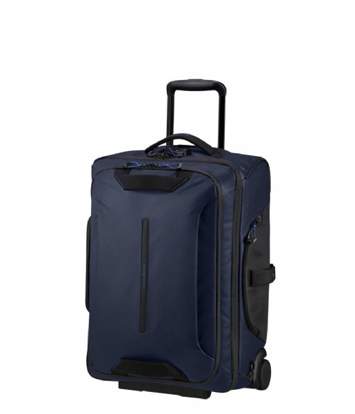 Samsonite Walizki na bagaż podręczny Ecodiver Duffle with wheels 55/20 Backpack Blue Nights (2165)