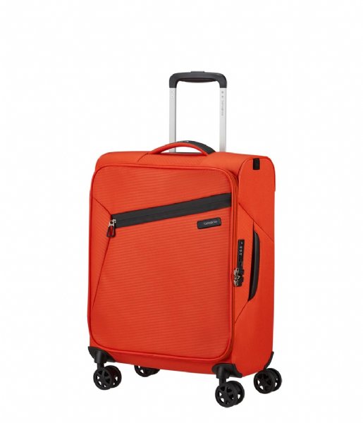Samsonite Walizki na bagaż podręczny Litebeam Spinner 55/20 Tangerine Orange (7976)
