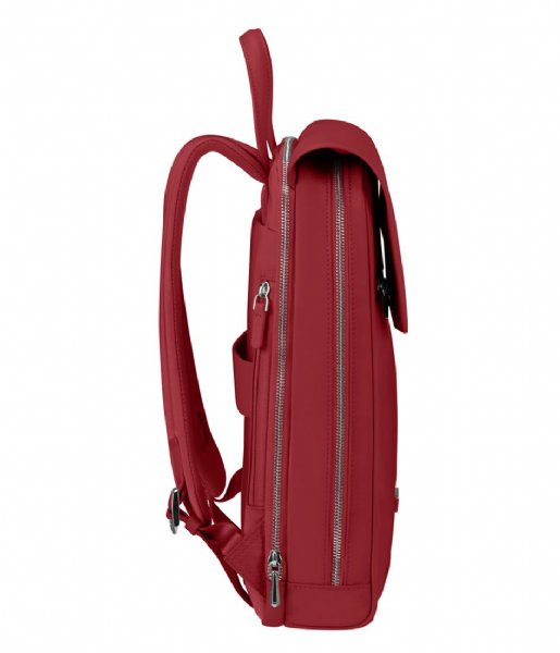 Samsonite  Zalia 3.0 Backpack W Flap 14.1 Inch Dark Red (1267)