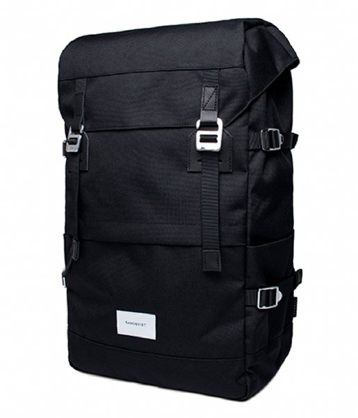 Sandqvist Laptop rugzak Harald 13 Inch black (1042) Sandqvist Laptop rugzak Harald 13 Inch black (1042)